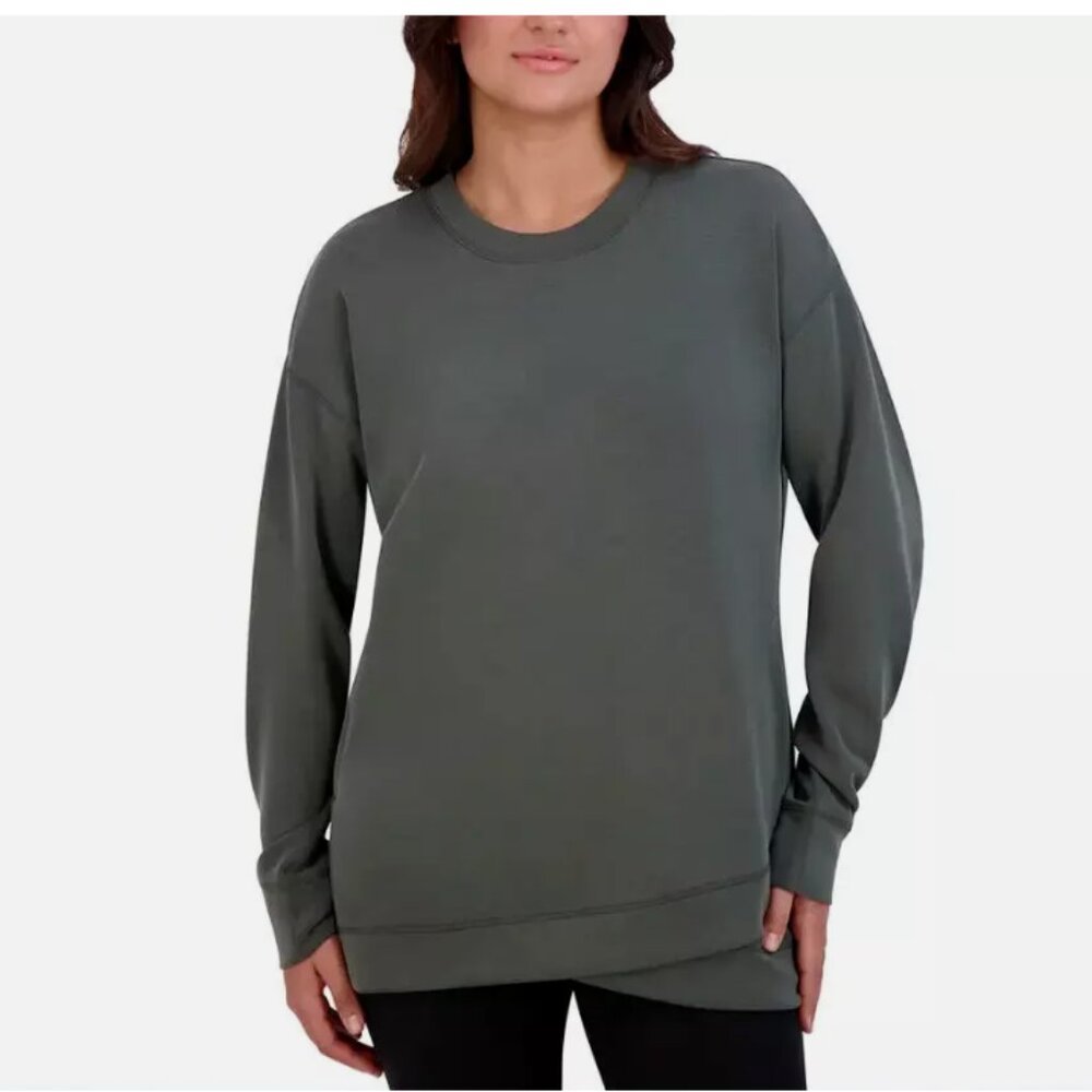 Sage Collective Women Long Sleeve Tunic Green Size XL